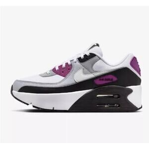 Nike Air Max 90 LV8 White Black Berry Grey Size 9 Women Casual Shoes FD4328-109